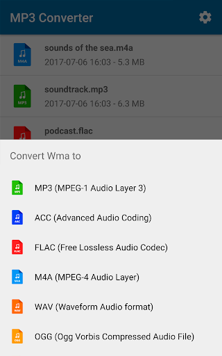 MP3 Converter Edit Music files - Image screenshot of android app