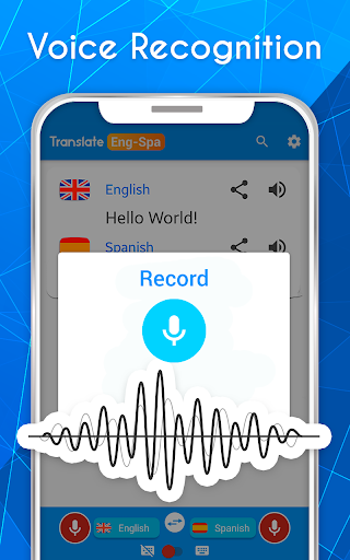 English Spanish AI Translator - Image screenshot of android app