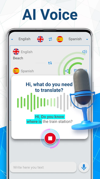 AI Voice Translator Translate - Image screenshot of android app