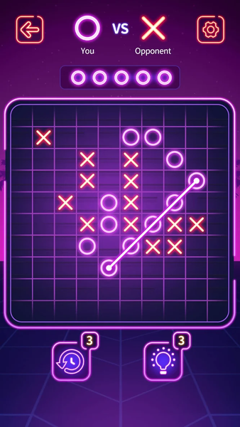 Tic Tac Toe - Offline XOXO - Gameplay image of android game