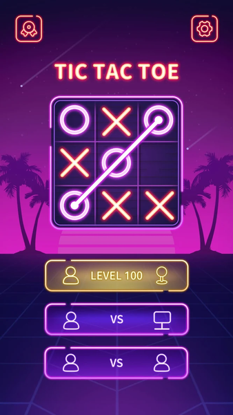 Tic Tac Toe - Offline XOXO - Gameplay image of android game