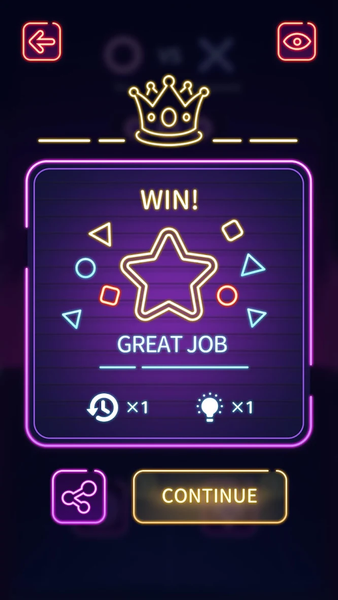 Tic Tac Toe - Offline XOXO - Gameplay image of android game