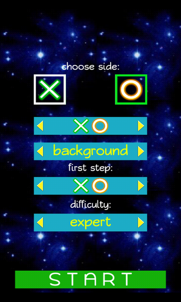 Galaxy Tic Tac Toe - عکس بازی موبایلی اندروید