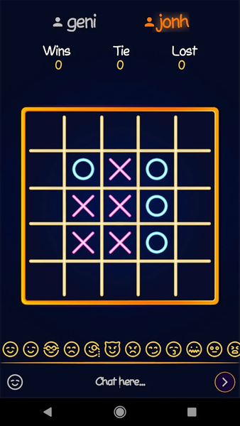 Tic tac toe AI: XOXO Bluetooth - Gameplay image of android game