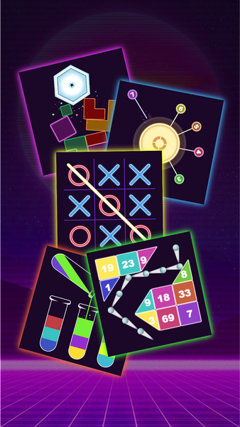 Tic Tac Toe: ۲ Player XO Games - عکس بازی موبایلی اندروید