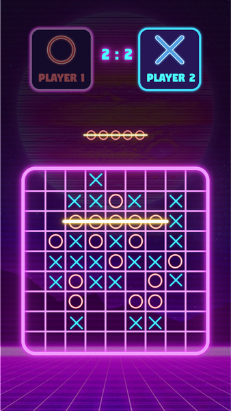 Tic Tac Toe: ۲ Player XO Games - عکس بازی موبایلی اندروید