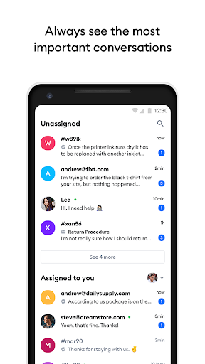 Tidio - Image screenshot of android app
