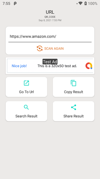 QR Code Scanner - عکس برنامه موبایلی اندروید