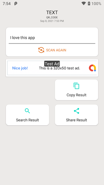 QR Code Scanner - عکس برنامه موبایلی اندروید