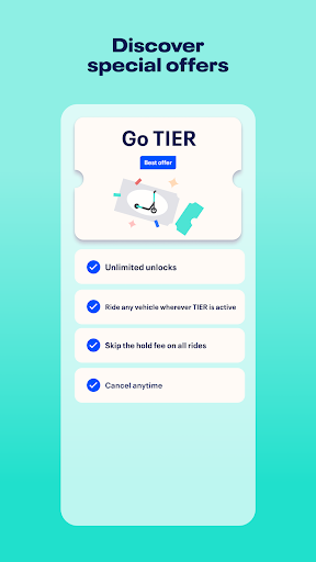 TIER - Unlock Your City - Image screenshot of android app