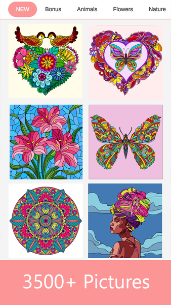 Coloring Book for Adults - عکس برنامه موبایلی اندروید