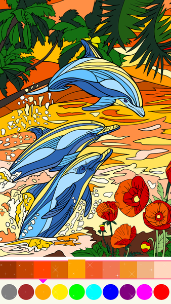 Coloring Book for Adults - عکس برنامه موبایلی اندروید