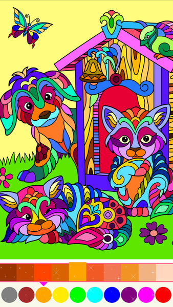 Coloring Book for Adults - عکس برنامه موبایلی اندروید