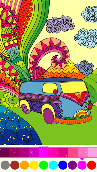 Coloring Book for Adults - عکس برنامه موبایلی اندروید