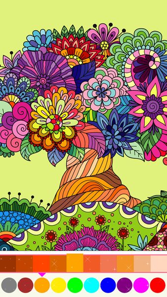 Coloring Book for Adults - عکس برنامه موبایلی اندروید