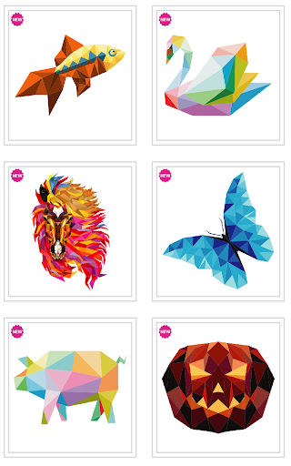 Poly Art - Puzzle by Number - عکس بازی موبایلی اندروید