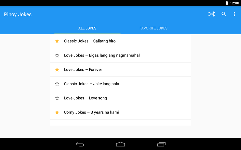 Pinoy Jokes - Image screenshot of android app