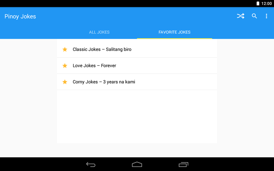 Pinoy Jokes - Image screenshot of android app