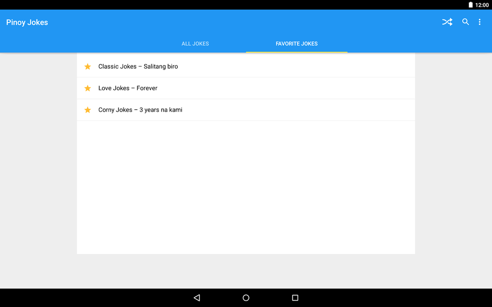 Pinoy Jokes - Image screenshot of android app