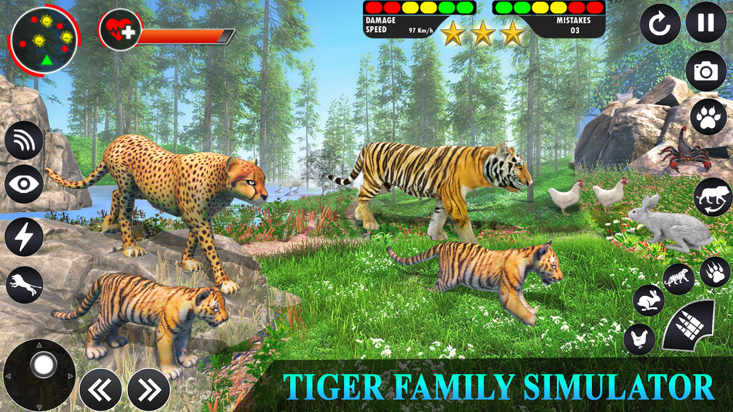 Tiger Games Family Simulator - Gameplay image of android game