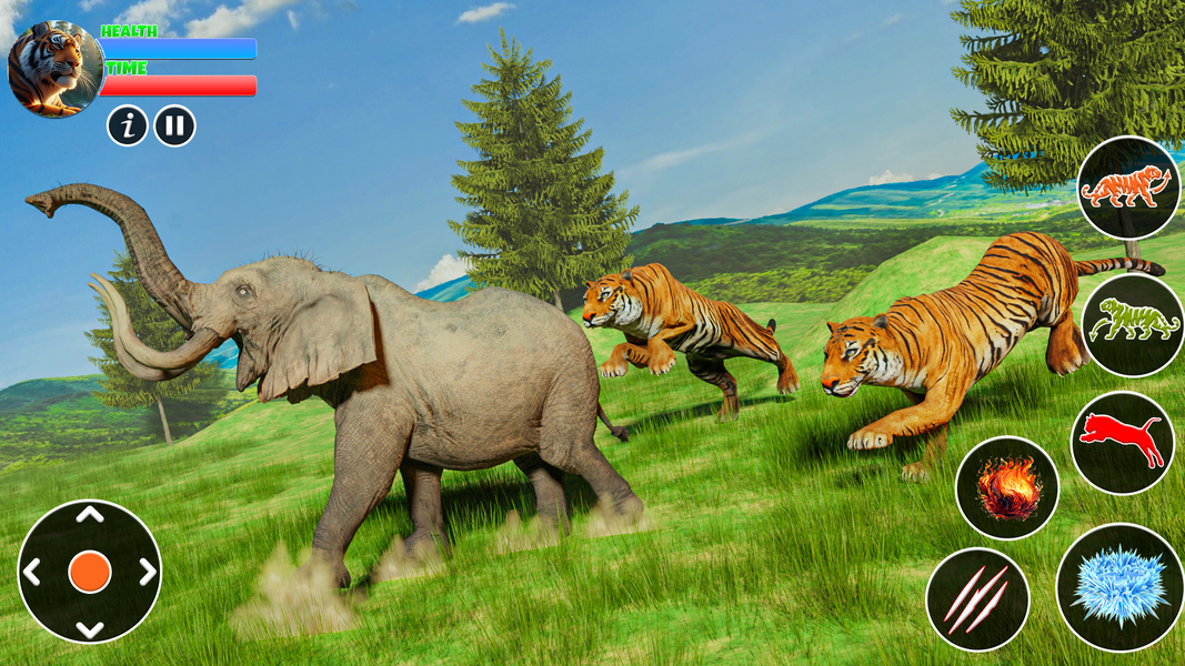 Tiger Family Sim: Tiger Games - عکس بازی موبایلی اندروید