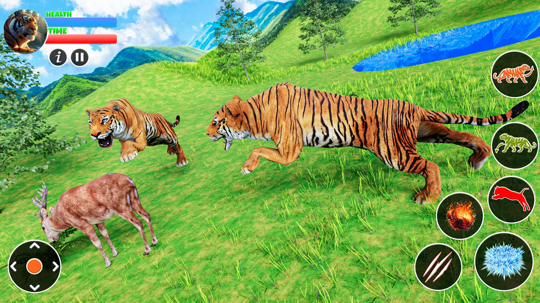 Tiger Family Sim: Tiger Games - عکس بازی موبایلی اندروید