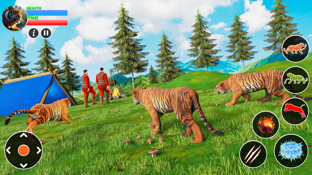 Tiger Family Sim: Tiger Games - عکس بازی موبایلی اندروید