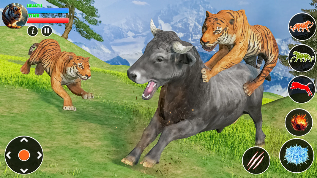 Tiger Family Sim: Tiger Games - عکس بازی موبایلی اندروید
