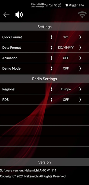 Nakamichi AMC App - عکس برنامه موبایلی اندروید