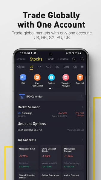 Tiger Trade: Invest globally - Image screenshot of android app