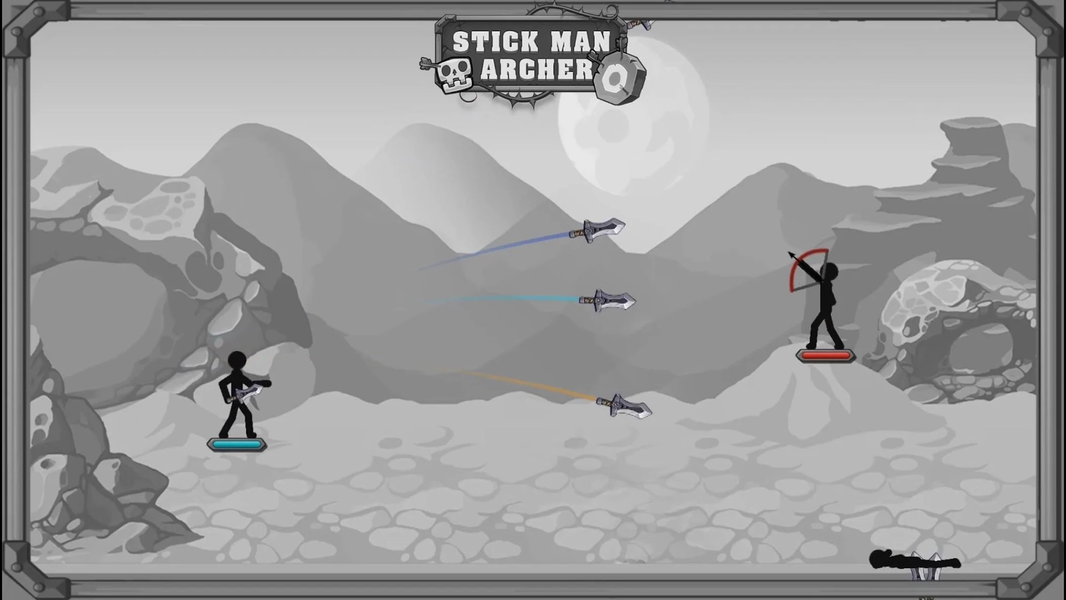 King Archer : Stickman - Gameplay image of android game