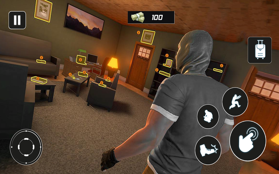 Crime Thief Sneak City Robbery - Gameplay image of android game