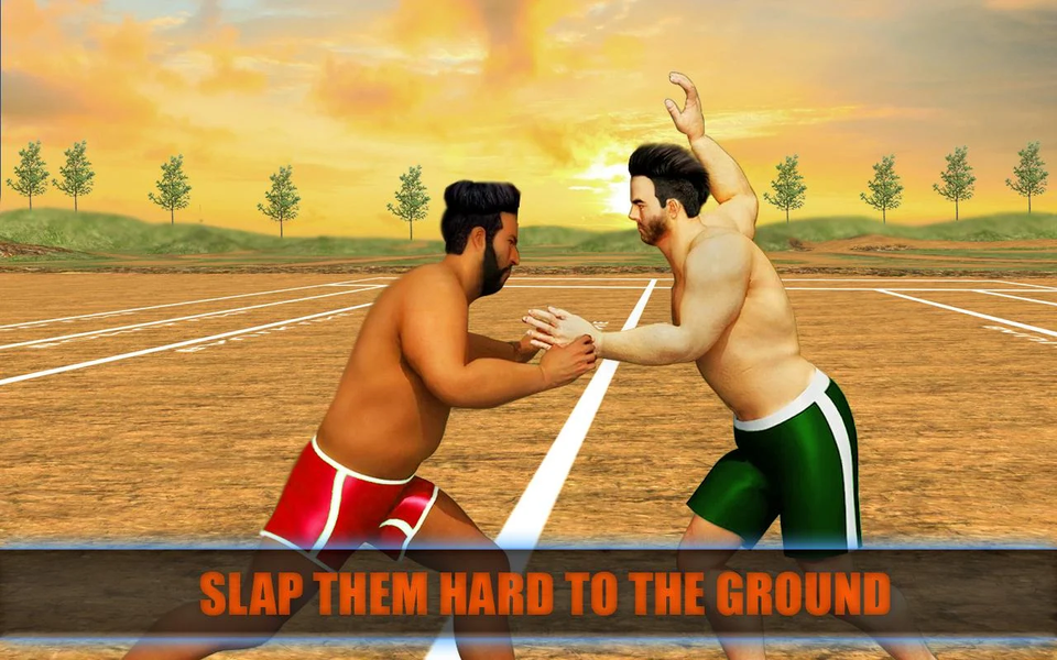 Kabaddi Fighting 2020 : Wrestl - Gameplay image of android game