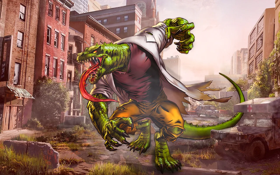 Amazing Lizardman City Rampage - Gameplay image of android game