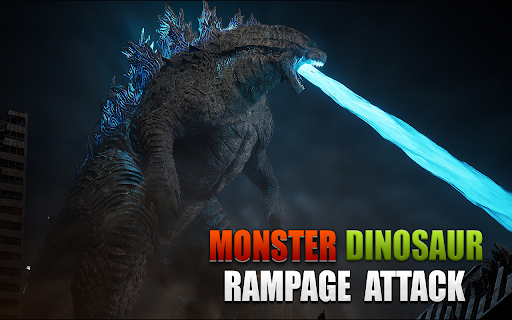 Monster Dinosaur Rampage : Cit - Image screenshot of android app