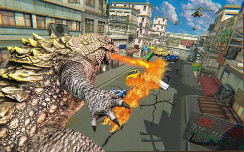 Monster Dinosaur  Rampage : City Attack - عکس برنامه موبایلی اندروید