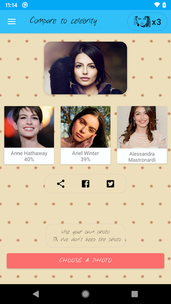 FaceScanner Who do I look like - Image screenshot of android app