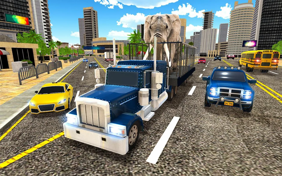 Animal Hospital Truck Driver - Gameplay image of android game