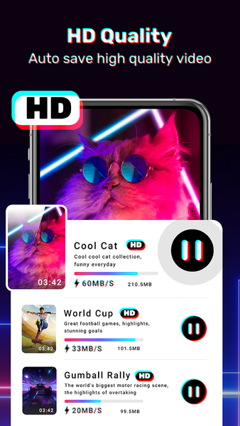Video downloader for HD Video - Image screenshot of android app