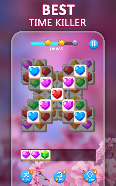 Tile Match - Brain Puzzle game - Gameplay image of android game