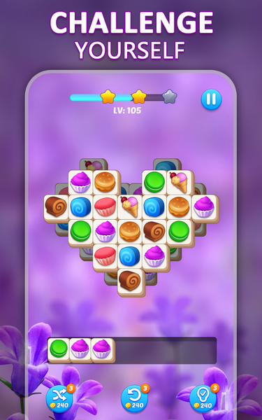 Tile Match - Brain Puzzle game - Gameplay image of android game