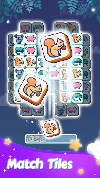 Tile Animal Master:Connect Fun - Gameplay image of android game