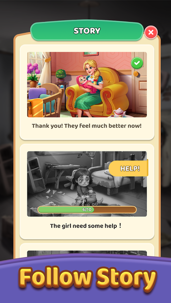 Tile Story:Match Puzzle Game - عکس بازی موبایلی اندروید
