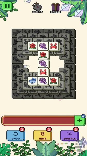 Tiles Match Three - Gameplay image of android game