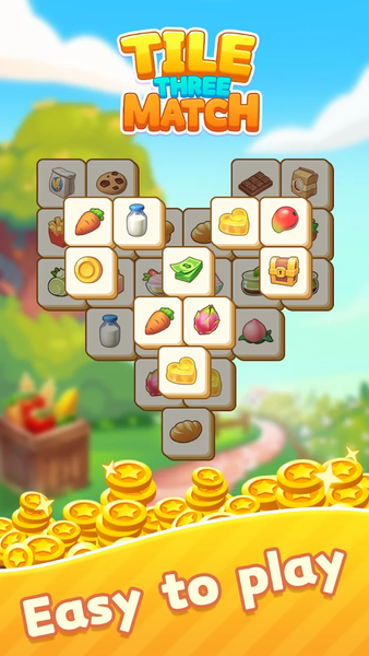 Tile Three Match - Gameplay image of android game