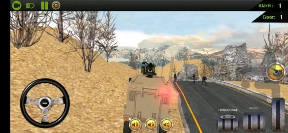 بازی جنگی پلیسی - Gameplay image of android game