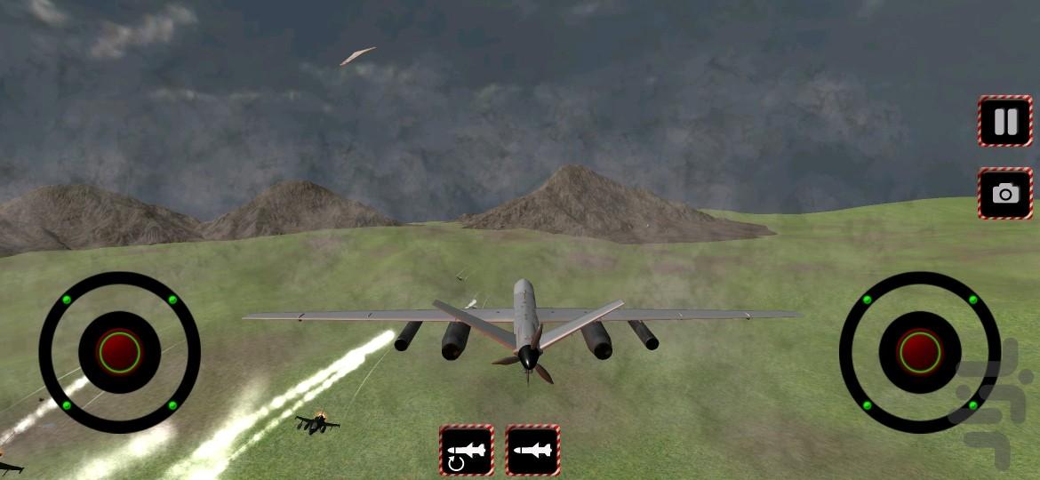 بازی پهباد جنگی - Gameplay image of android game