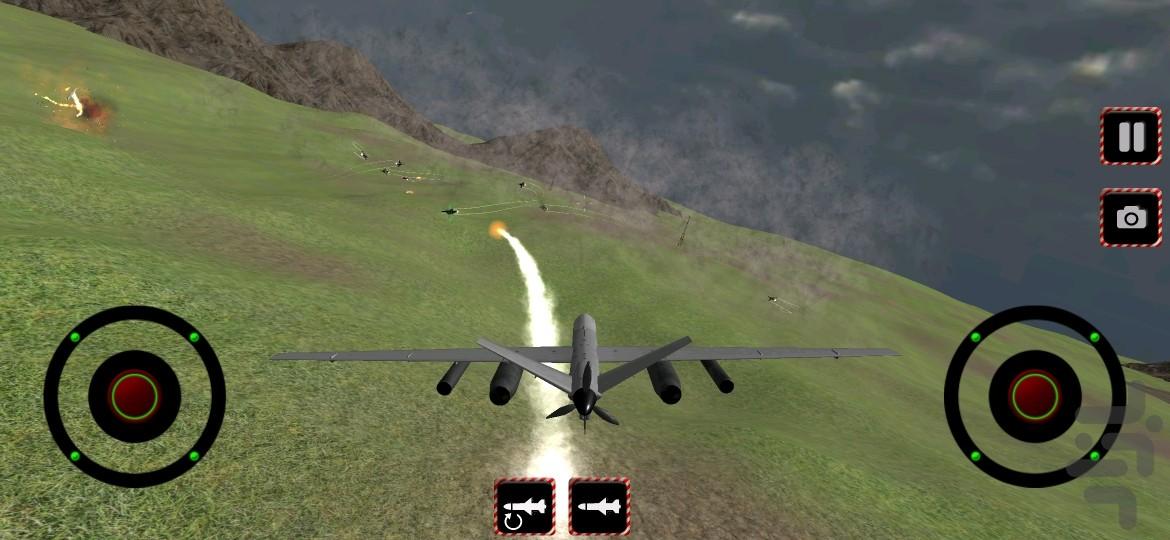 بازی پهباد جنگی - Gameplay image of android game