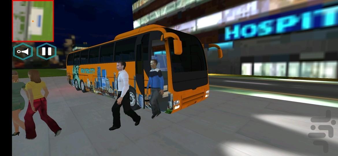 اتوبوس اروپا ، ماشین اتوبوس - عکس بازی موبایلی اندروید
