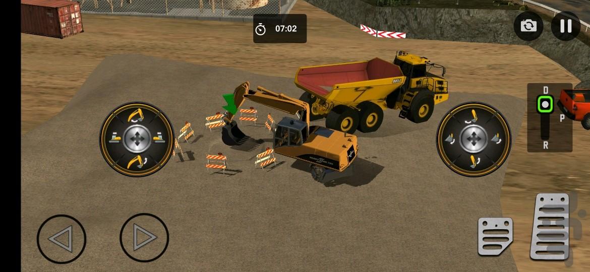 بازی ماشین غول پیکر باری - Gameplay image of android game